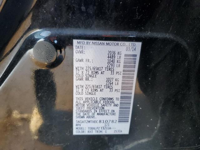 5N1AT2MTXEC810782 Nissan ROGUE S