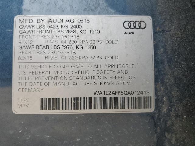 WA1L2AFP5GA012418 Audi Q5 Premium Plus