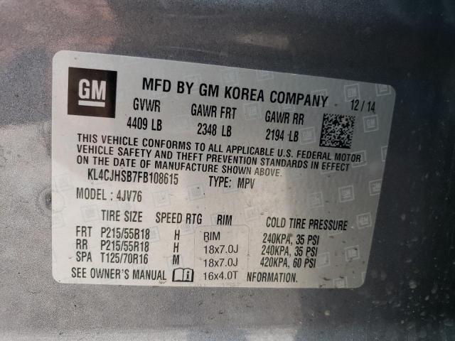 KL4CJHSB7FB108615 Buick Encore Premium