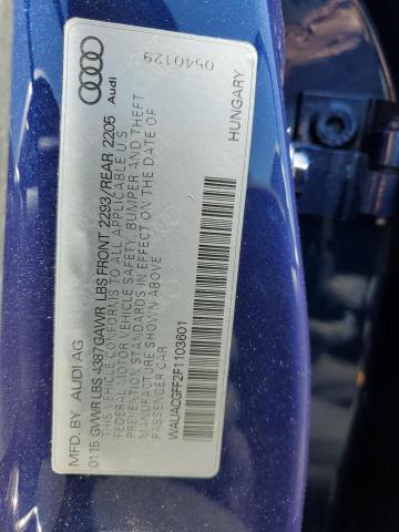 WAUACGFF2F1103601 Audi A3 PREMIUM