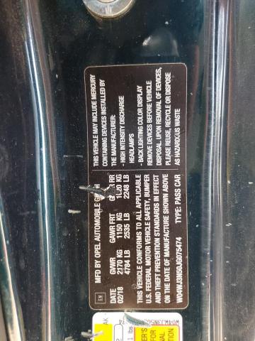 W04WJ3N50JG075474 Buick Cascada Sport Touring