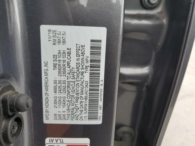 5J6RW1H89JA013423 Honda CR-V EXL