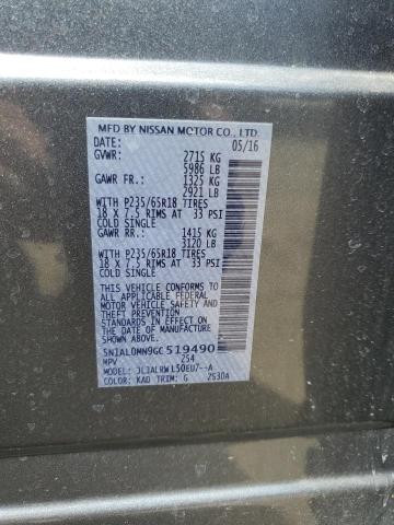 5N1AL0MN9GC519490 Infiniti QX60