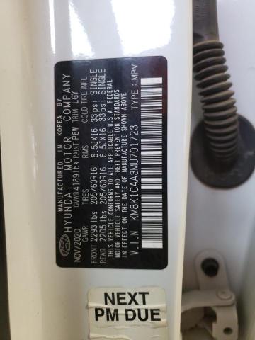 KM8K1CAA3MU701723 Hyundai Kona Se