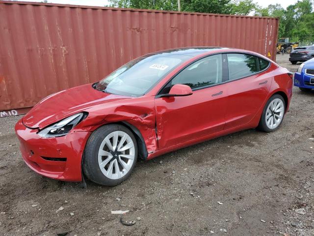 Продажа на аукционе авто 2021 Tesla Model 3, vin: 5YJ3E1EB8MF924255, номер лота: 53912974