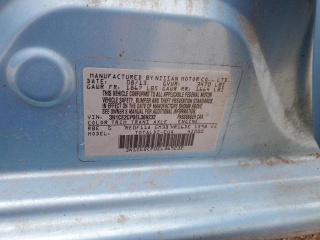 3N1CE2CP0EL369232 Nissan Versa Note S