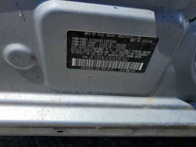 JF1GPAL63EH326762 Subaru Impreza Sport Premium