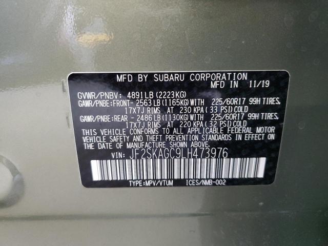 JF2SKAGC9LH473976 Subaru Forester Premium