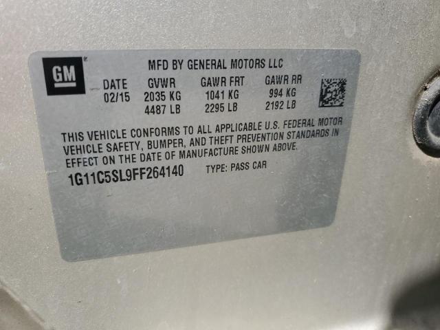 1G11C5SL9FF264140 Chevrolet MALIBU 1LT