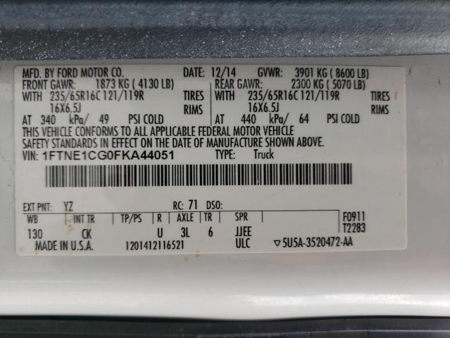 1FTNE1CG0FKA44051 Ford Transit T-150