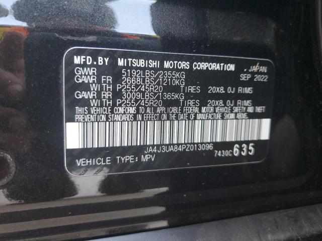JA4J3UA84PZ013096 Mitsubishi Outlander Se