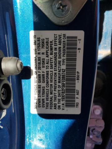 19XFB2F56FE086742 Honda Civic Lx