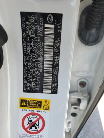 JTHBW1GG5F2100722 Lexus ES 300H