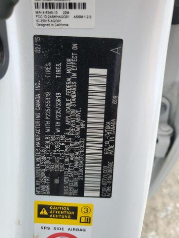 2T2ZK1BA5FC183533 Lexus RX 350