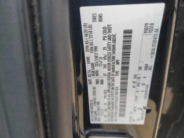 1FMCU0F77GUC39131 Ford ESCAPE S