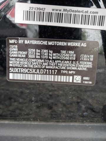 5UXTR9C5XJLD71117 BMW X3 Xdrive30i