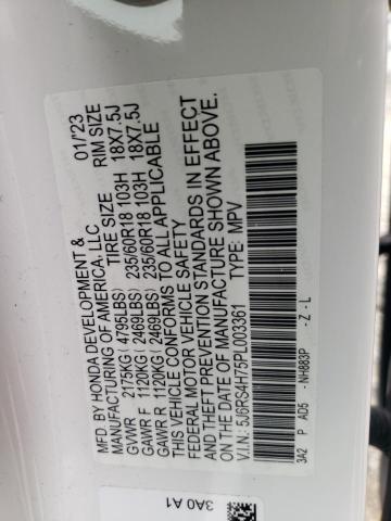 5J6RS4H75PL003361 Honda CR-V EXL