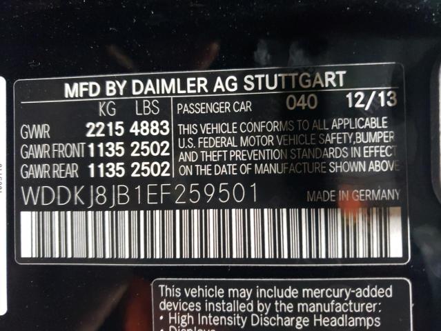 WDDKJ8JB1EF259501 Mercedes-Benz E 350 4matic