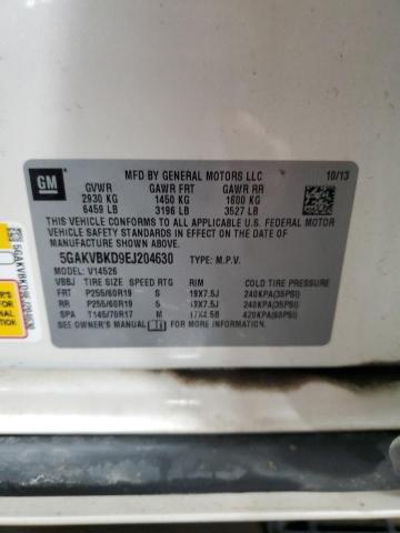 5GAKVBKD9EJ204630 Buick Enclave