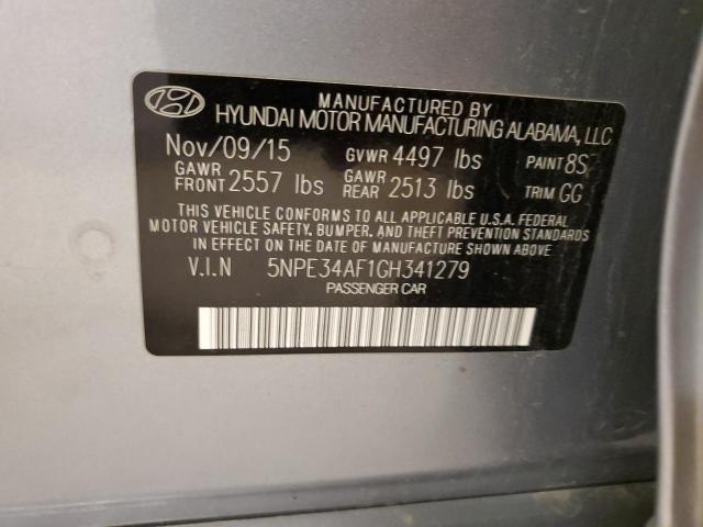 5NPE34AF1GH341279 Hyundai Sonata Sport