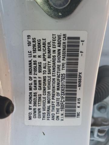 19XFC1F3XKE017925 Honda CIVIC EX