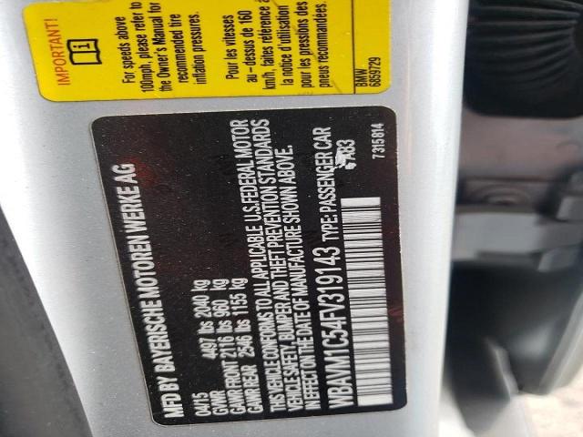 WBAVM1C54FV319143 BMW X1 Sdrive28i
