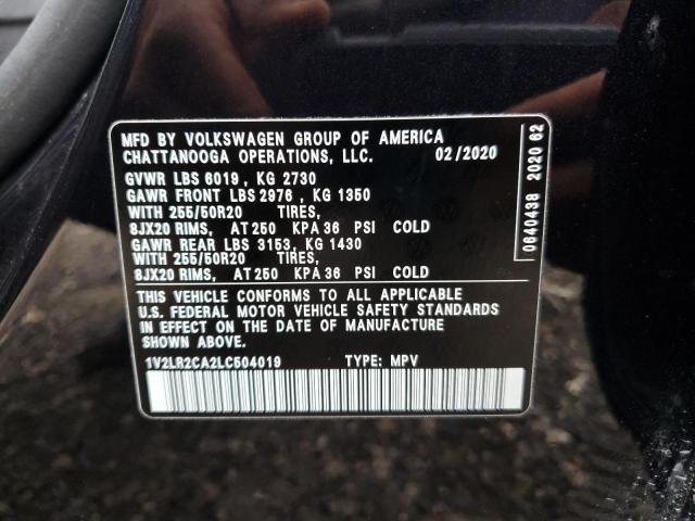 1V2LR2CA2LC504019 Volkswagen ATLAS SE
