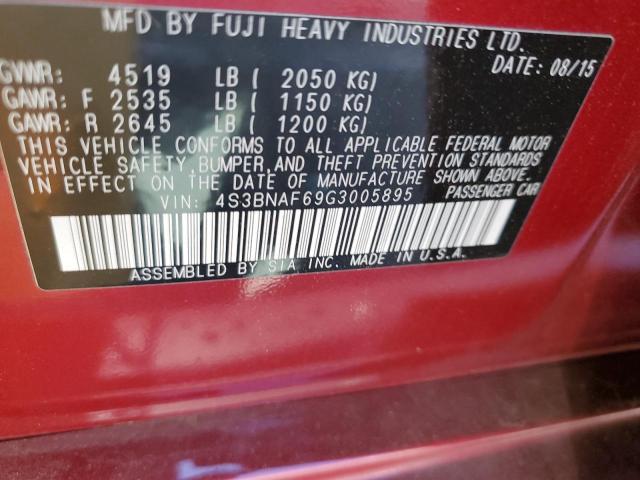 4S3BNAF69G3005895 Subaru Legacy 2.5i Premium