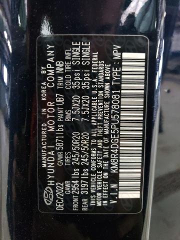 KM8R4DGE5PU578081 Hyundai Palisade Sel Premium