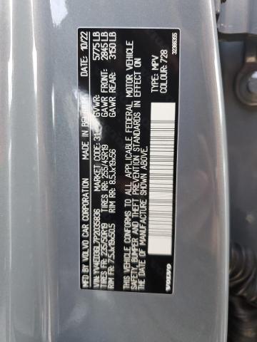 YV4ED3GL7P2035836 Volvo C40 Recharge Plus
