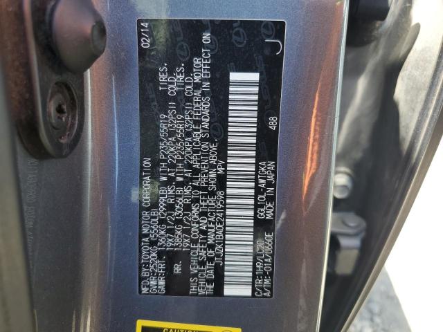 JTJZK1BA0E2419598 Lexus RX 350