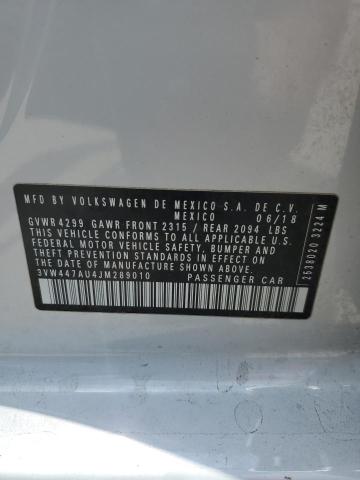 3VW447AU4JM289010 Volkswagen GTI S/SE
