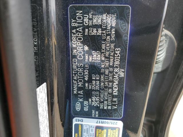 KNDPM3AC8L7801543 KIA Sportage Lx