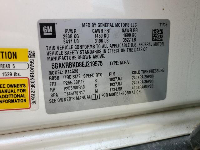 5GAKRBKD8EJ219575 Buick Enclave