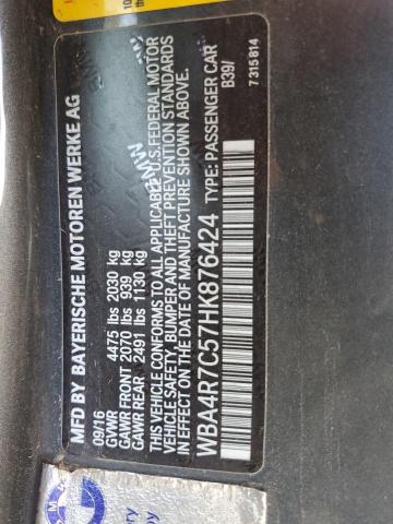 WBA4R7C57HK876424 BMW 430I