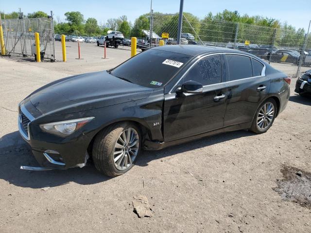 2018 Infiniti Q50 Luxe მანქანა იყიდება აუქციონზე, vin: JN1EV7AR8JM444799, აუქციონის ნომერი: 49127874