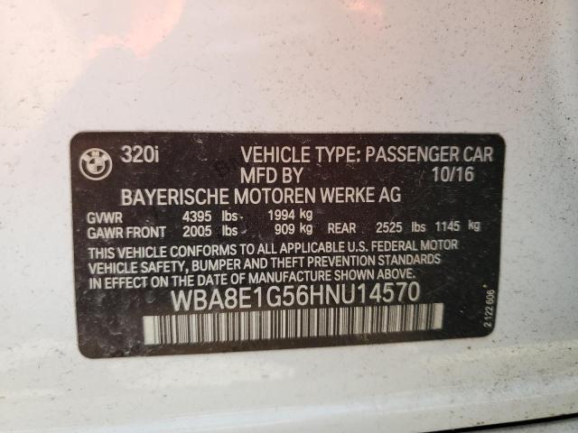 WBA8E1G56HNU14570 BMW 320 I