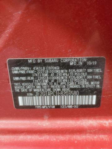 JF2GTAPC1L8203580 Subaru Crosstrek Premium