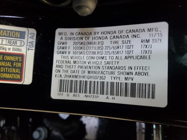 2HKRM3H41GH507362 Honda CR-V SE
