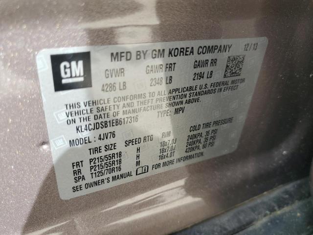 KL4CJDSB1EB617316 Buick Encore Premium