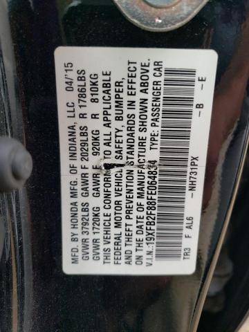 19XFB2F88FE064834 Honda CIVIC EX