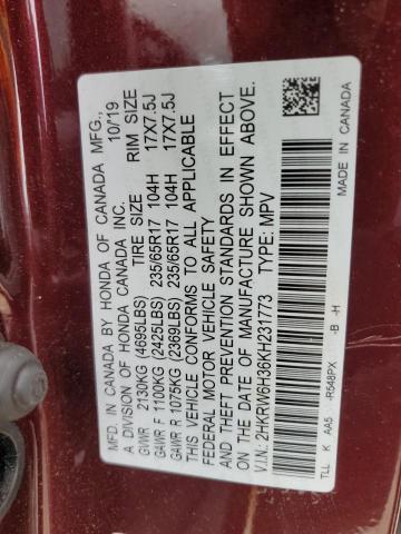 2HKRW6H36KH231773 Honda CR-V LX