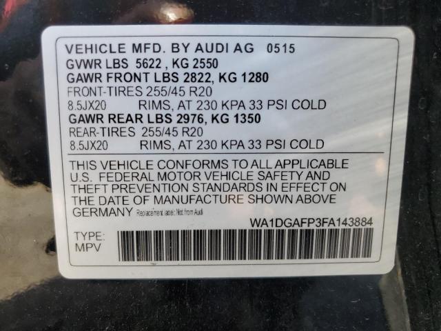 WA1DGAFP3FA143884 Audi Q5 Premium Plus