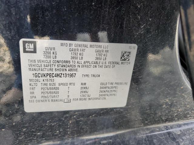 1GCVKPEC4HZ131967 Chevrolet Silverado K1500 Custom