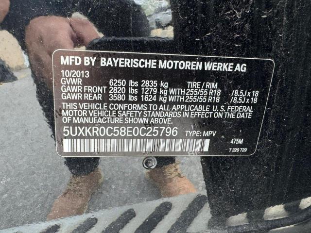 5UXKR0C58E0C25796 BMW X5 Xdrive35i