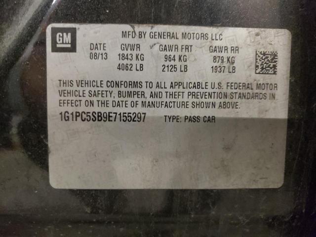 1G1PC5SB9E7155297 Chevrolet CRUZE LT