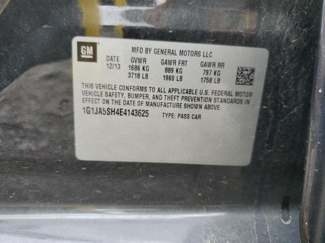 1G1JA5SH4E4143625 Chevrolet SONIC LS