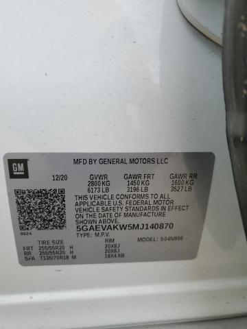 5GAEVAKW5MJ140870 Buick Enclave Essence
