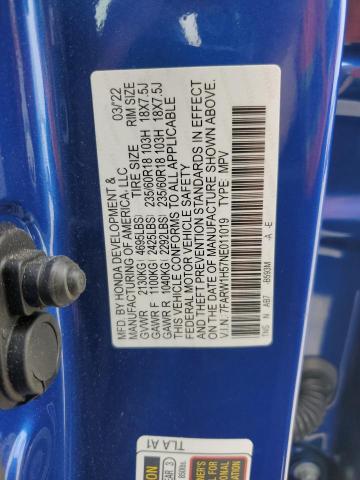 7FARW1H57NE011019 Honda CR-V EX