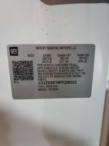 1G1ZD5ST8PF208322 Chevrolet MALIBU LT